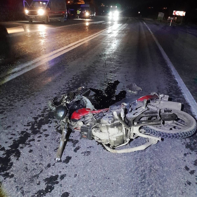 Bilecik'te motosiklet sürücüsü hayatını kaybetti