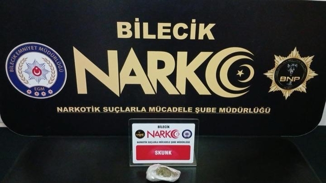 Bilecik'te skunk operasyonu: 1 gözaltı