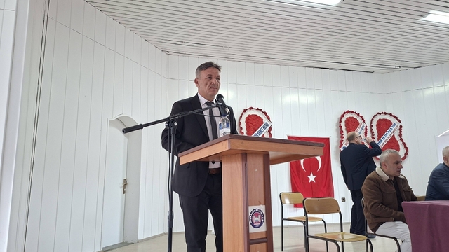 Hisarcık Esnaf ve Sanatkârlar Odası'nda başkanlığa Süleyman Çelik seçildi