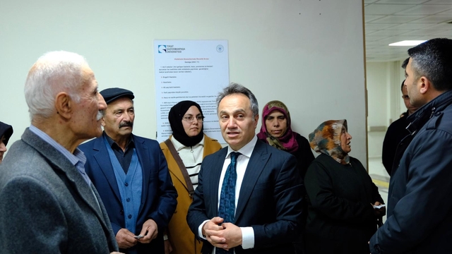 TOGÜ Rektörü Yılmaz, üniversite hastanesini ziyaret etti