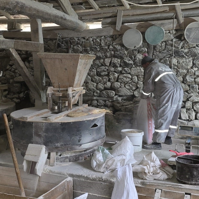 Tarihi değirmen suyun gücüyle 300 yıldır ayakta