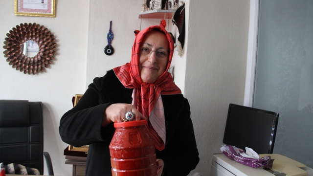 Çarşamba'nın tescilli lezzeti 'biber tuzu' sofraları süslüyor