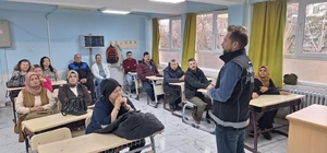 Polisten lise öğrencilerine yönelik denetim