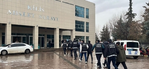 Kilis'te uyuşturucu operasyonu; 7 tutuklama