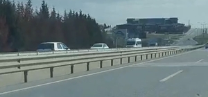 Kilometrelerce ters yönde ilerledi, faciaya ramak kaldı