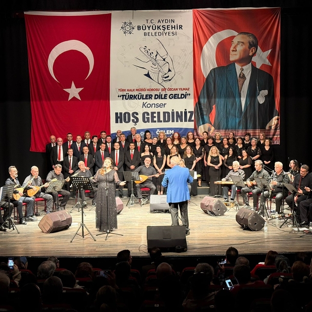 Aydın'da "Türküler dile geldi" konseri gerçekleştirildi