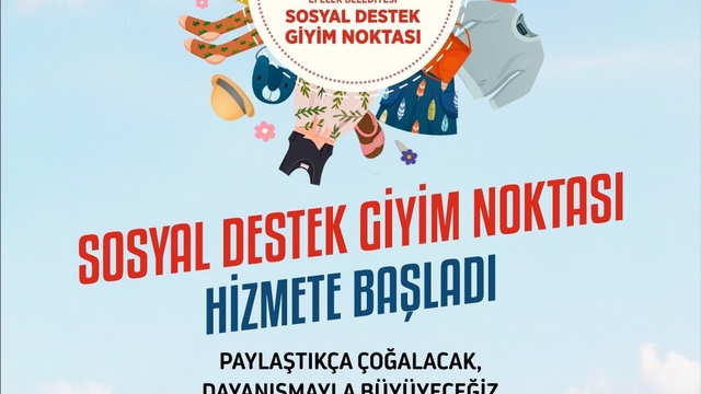 Efeler'in Sosyal Destek Giyim Noktası hizmete başladı