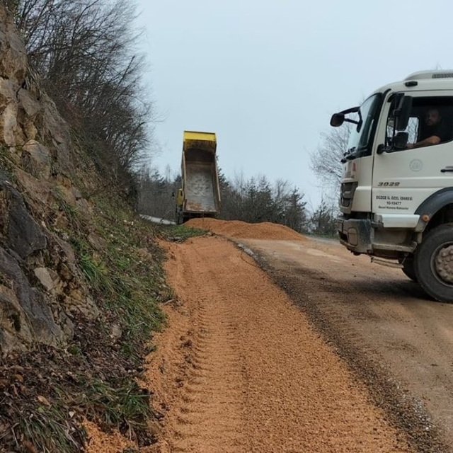Sarıkaya köyünde altyapı çalışmaları sürüyor