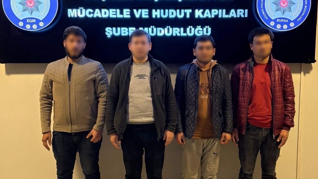Bursa'da kaçak işçi operasyonu: 4 yabancı uyruklu şahıs yakalandı