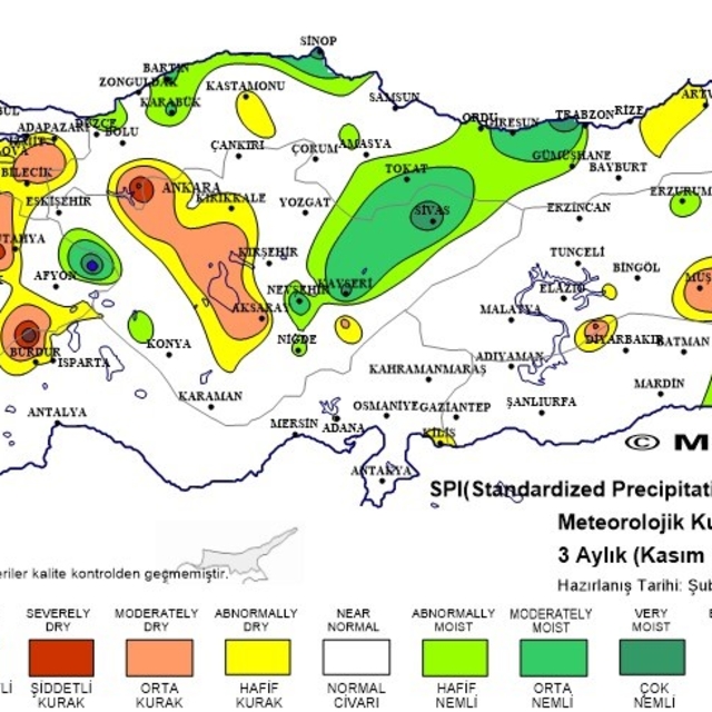 Sivas'ta yağışlar artı, kuraklık riski azaldı