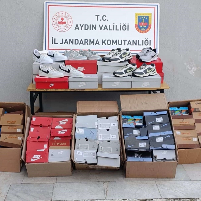 Jandarmadan replika ayakkabı operasyonu