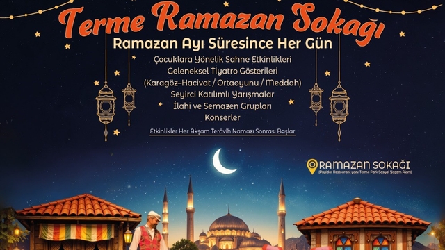 Ramazan neşesi Terme'de yaşanacak