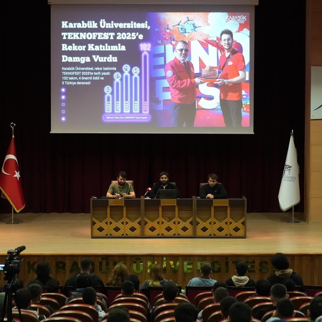 KBÜ'lü öğrencilere TEKNOFEST 2026 süreci anlatıldı