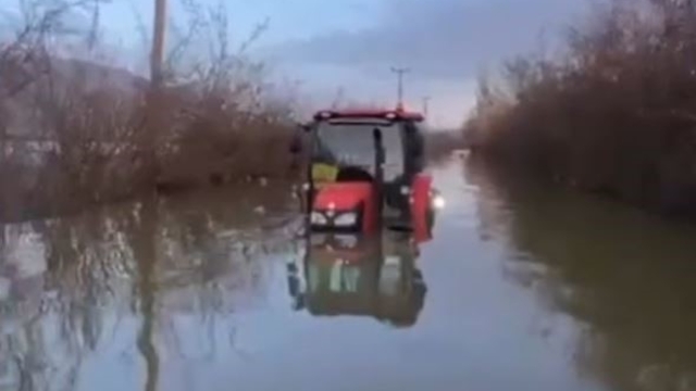 Dere yatağında mahsur kalan 5 kişi kurtarıldı