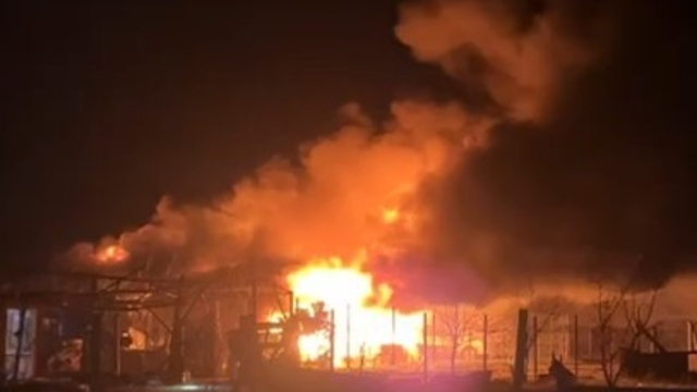 Tekirdağ'da kır evi alev alev yanarak küle döndü