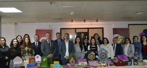 Sultanhisar'da el emeği göz nuru eserler sergilendi