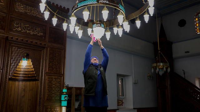 Taşköprü'de ramazan öncesi camilerde temizlik yapıldı