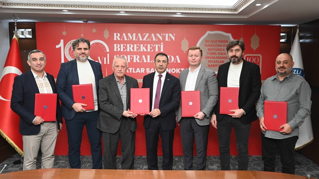 DTO'nun öncülüğünde Denizli'de Ramazan ayında temel gıdada sabit fiyat uygulaması başlatıldı