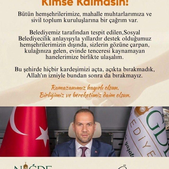 Başkan Özdemir: "Bu şehirde tenceresi kaynamayan kimse kalmasın"