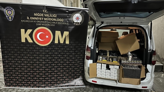 Niğde'de kaçakçılık operasyonunda 2 şüpheli yakalandı