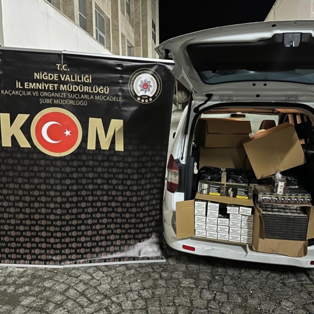 Niğde'de kaçakçılık operasyonunda 2 şüpheli yakalandı