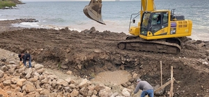 Sinop Kadınlar Plajı'na istinat duvarı