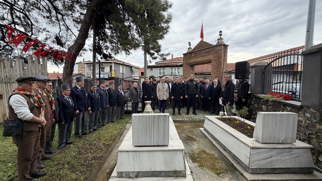 Biga'da Şehit Kaymakam Hamdi Bey için anma töreni düzenlendi