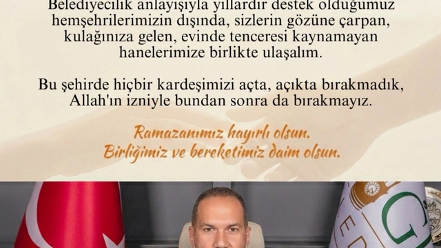 Başkan Özdemir: "Bu şehirde tenceresi kaynamayan kimse kalmasın"