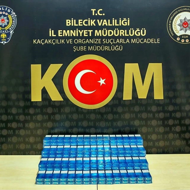Bilecik'te 300 adet gümrük kaçağı sigara ele geçirildi