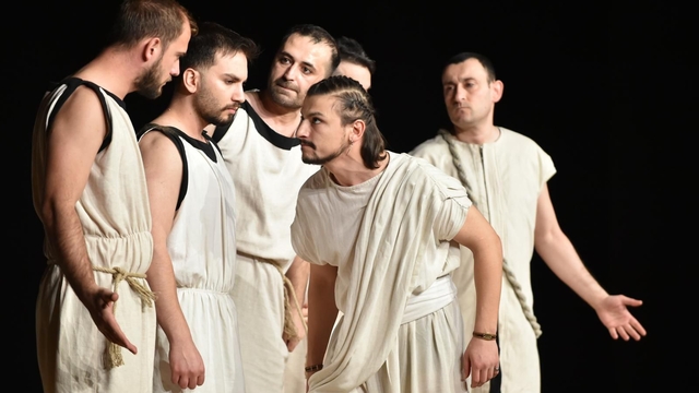 Biga Belediye tiyatrosu Çanakkale'de sahne aldı