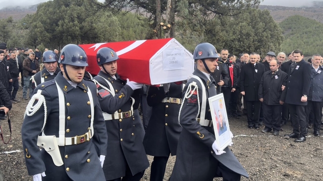 Kalp krizi sonucu vefat eden asker Sinop'ta toprağa verildi