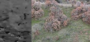 Termal drone destekli denetimde 2 kaçak avcı yakalandı