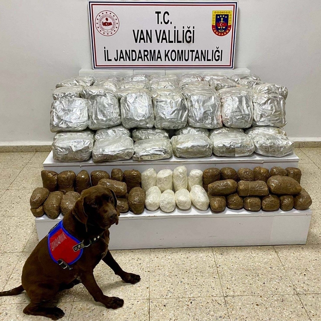 Van'da 78 kilo uyuşturucu ele geçirildi