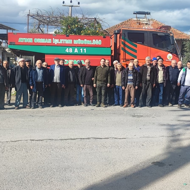 Aydın'da vatandaşlar yangınlara karşı bilgilendirildi