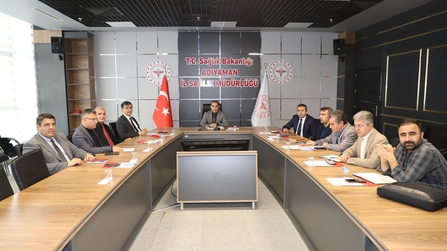 Haftalık sağlık değerlendirme toplantısı gerçekleştirildi