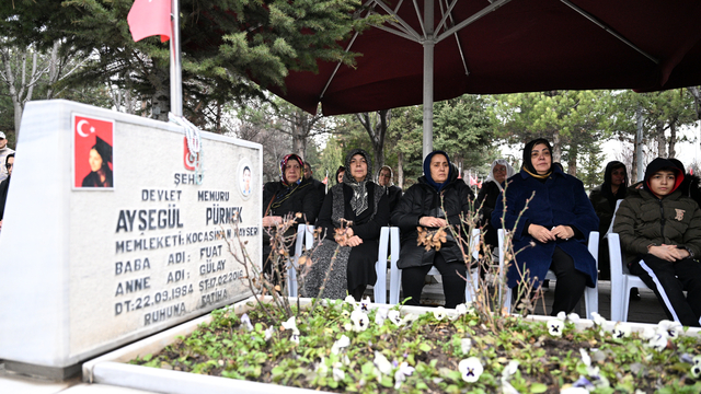 Ankara saldırısının şehit sivil memuru Ayşegül Pürnek Kayseri'de anıldı