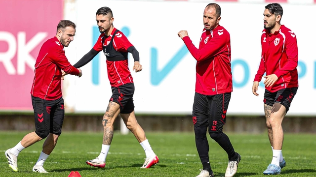 Samsunspor, Shkendija maçının hazırlıklarını tamamladı