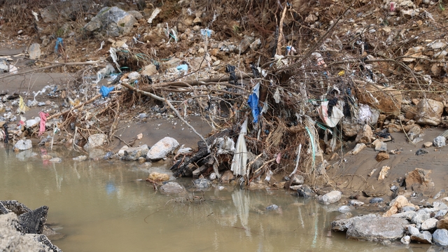 Selin ardından oluşan plastik atıklar dikkat çekti