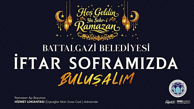 Battalgazi Belediyesi'nden Ramazan'da iftar hizmeti