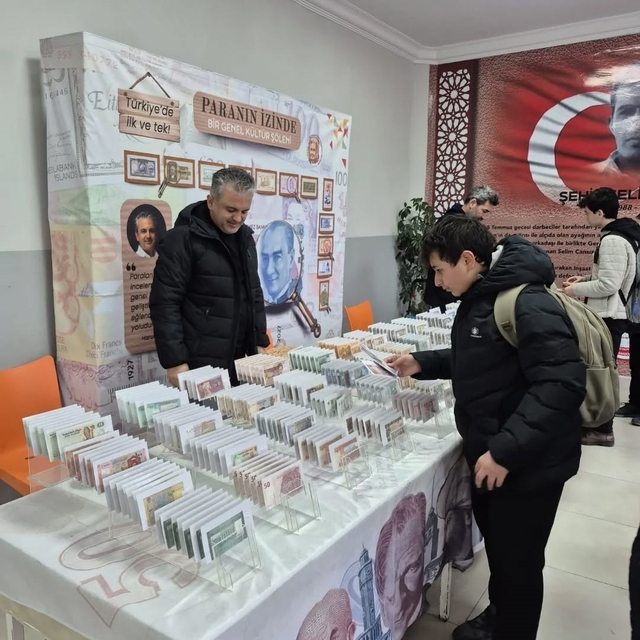 Kütahya'da öğrenciler para tarihine yakından tanıklık etti
