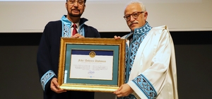 NEÜ'de Afzal Khan'a Fahri Doktora Payesi tevcih edildi