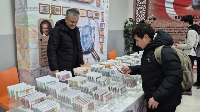 Kütahya'da öğrenciler para tarihine yakından tanıklık etti