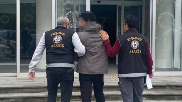Hırsızlık suçundan aranan şahıs Kuşadası'nda yakalandı