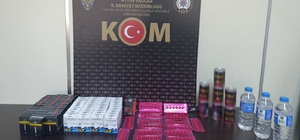 Yüzlerce makaron ele geçirildi