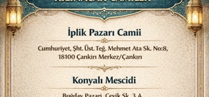 Çankırı'da hatimle teravih namazı kılınacak camiler belli oldu