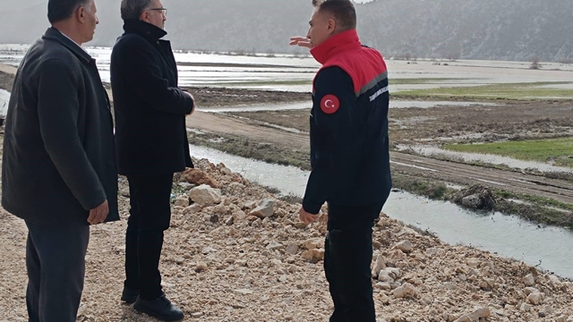 Gembos Ovası'nda taşkın sonrası inceleme