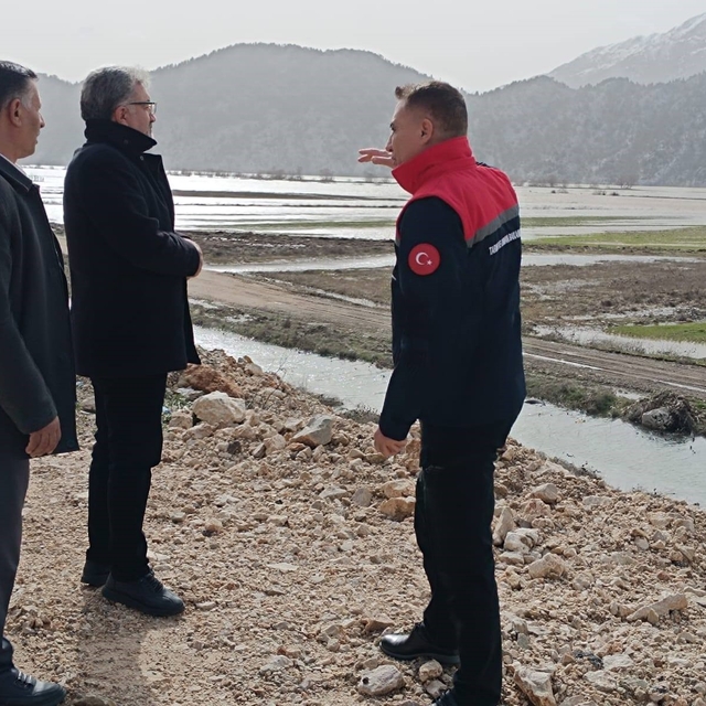 Gembos Ovası'nda taşkın sonrası inceleme