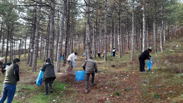 Akşehir'de orman yangınlarına karşı örnek çalışma