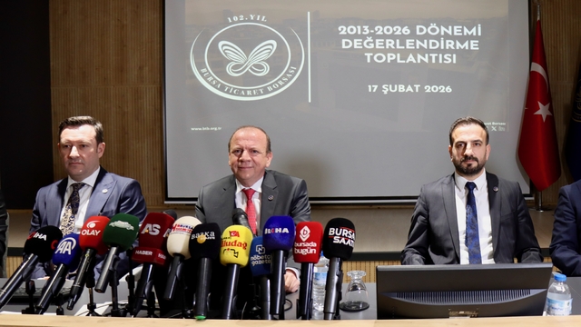 Bursa Ticaret Borsası Başkanı Matlı, 2013-2026 Dönemi Değerlendirme Toplantısı'nda konuştu: