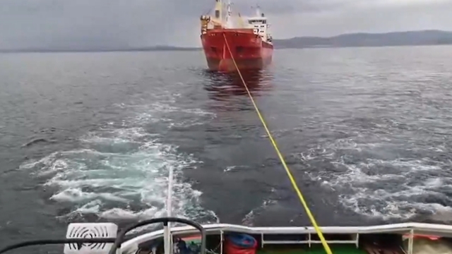 Çanakkale'de gemi arızası